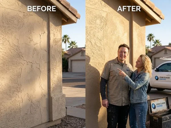 Stucco Painting & Repair Tempe project example 1