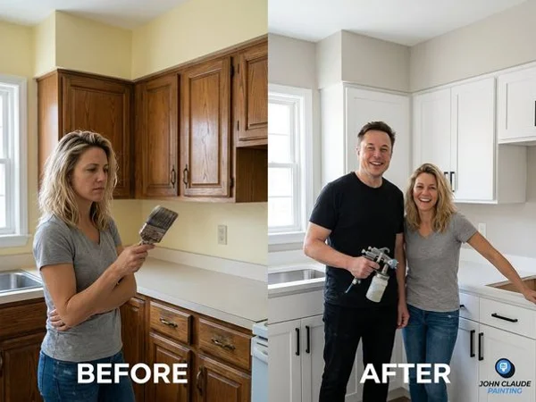 Cabinet & Trim Painting Tempe project example 1